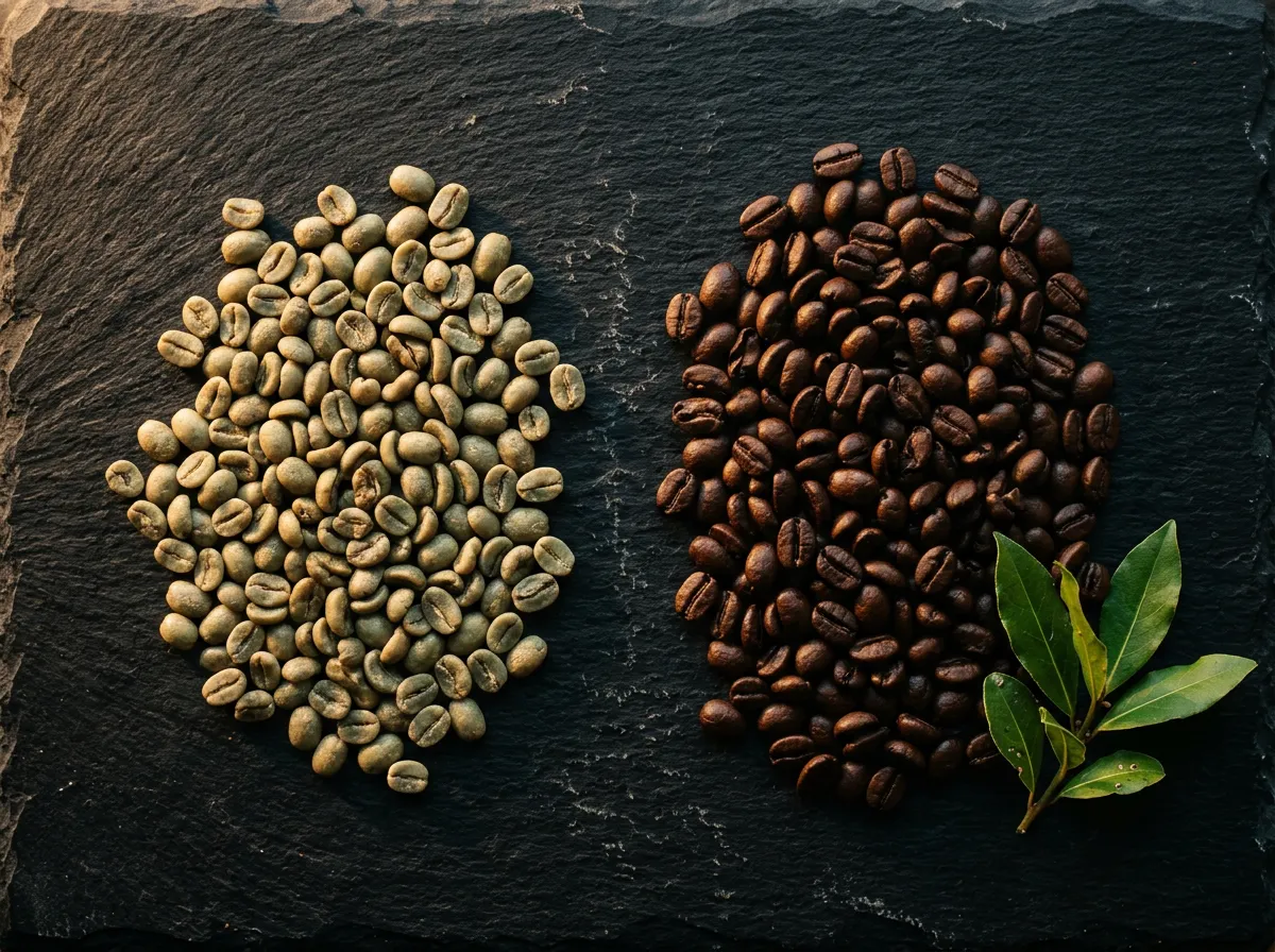 Green coffee bean extract for everyday energy - plant-based metabolism support supplement